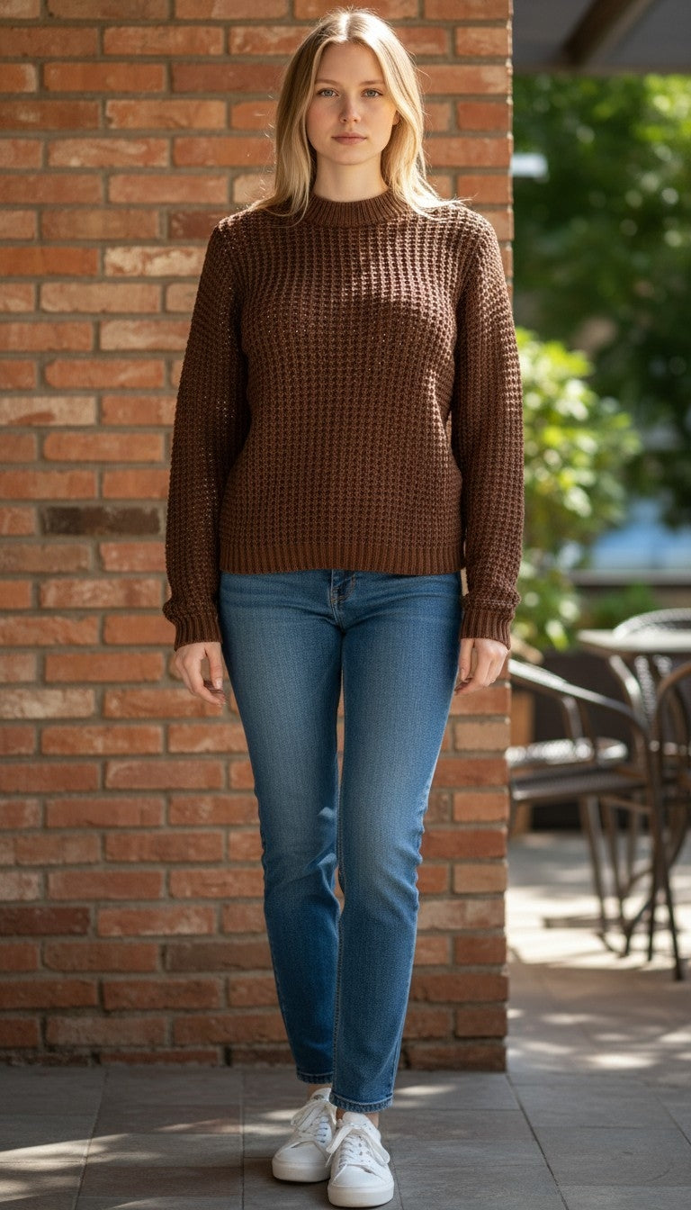 Sweater Tejido Marrón