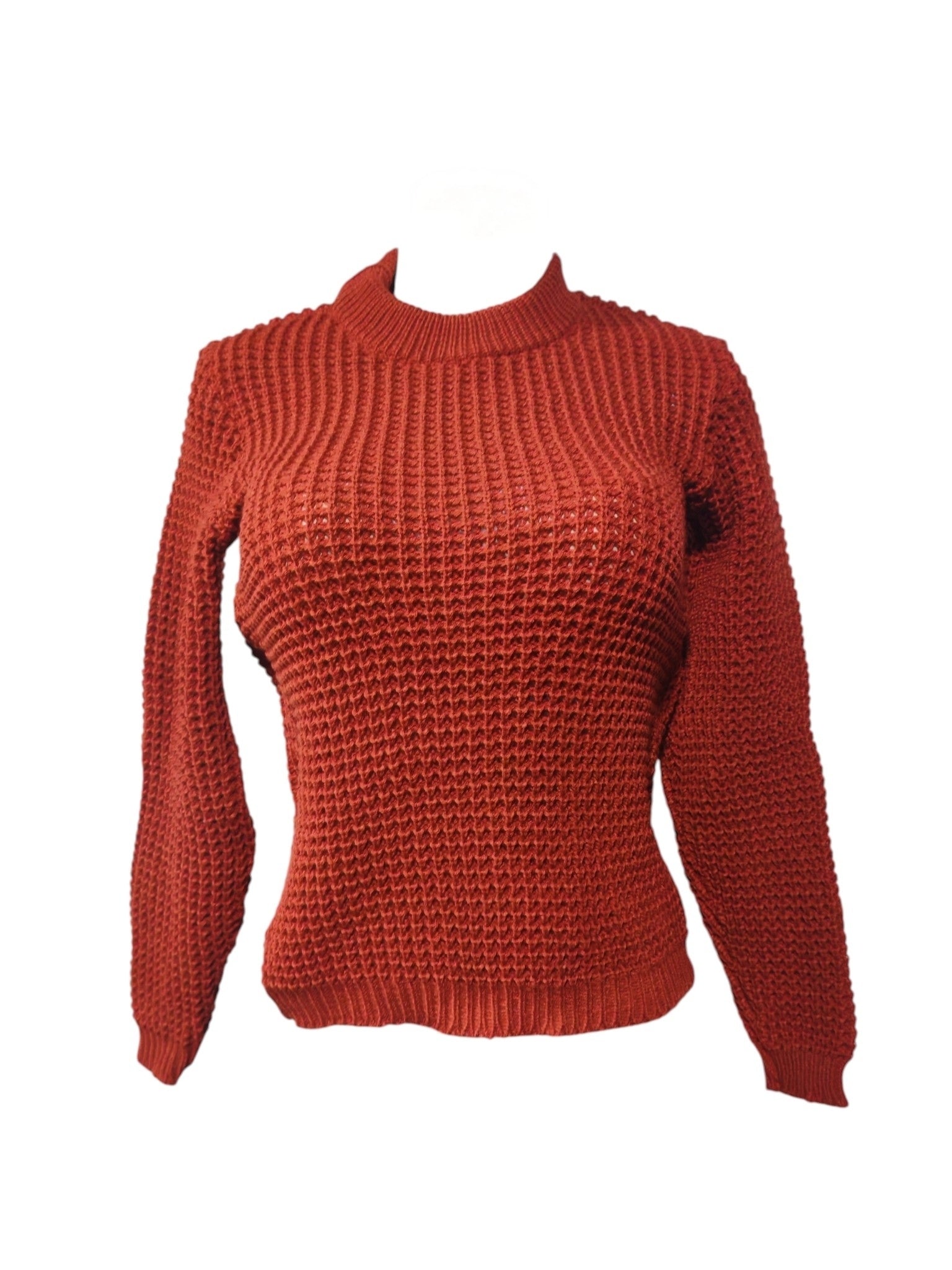 Sweater Tejido Terracota